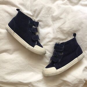 Cat & Jack Faux Sherling Corduroy High Top Sneakers